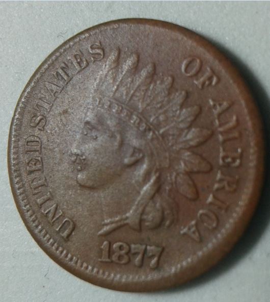 1877-Indian-Head-Penny.-Error-Or-Wear?